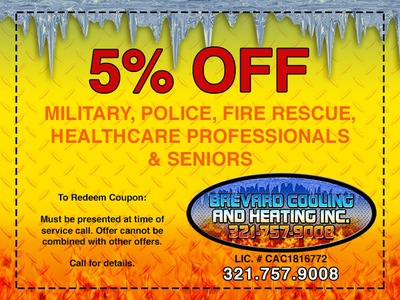 5% OFF for Military, Police, Fire Rescue, Healthcare Professionals & Seniors